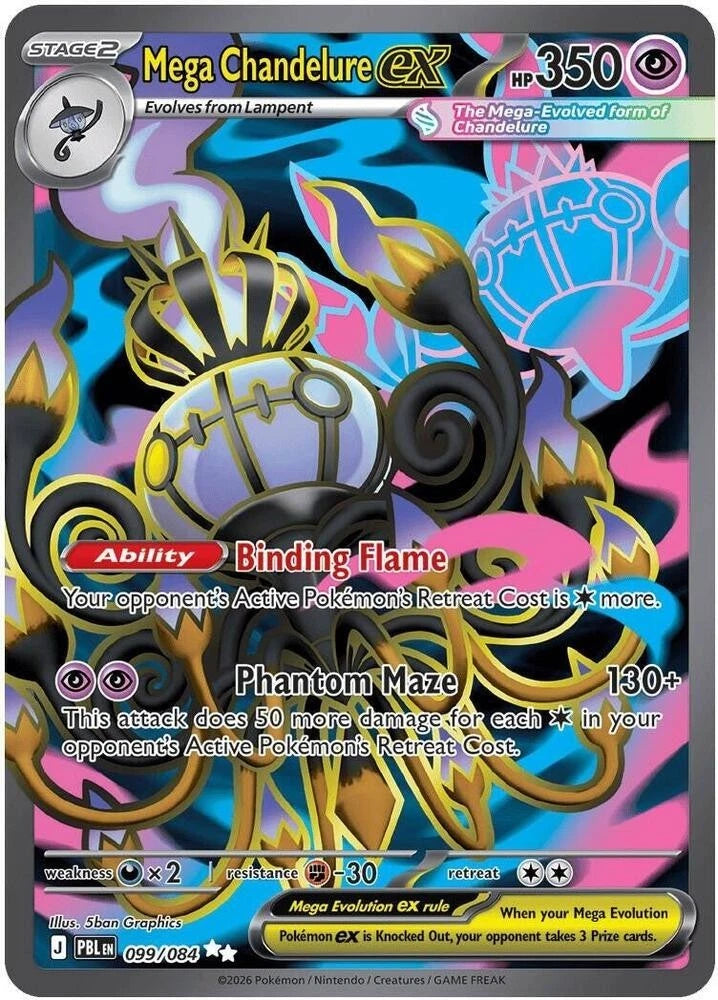 Mega Chandelure ex 099/084 Full Art