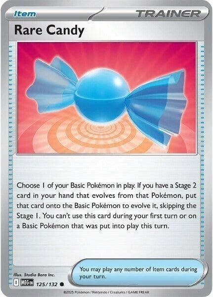 Rare Candy 125/132 Reverse Holo