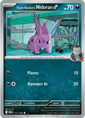 Team Rocket's Nidoran 117/182 Reverse Holo