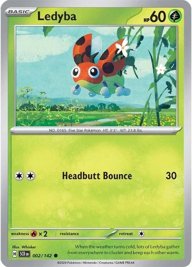 Ledyba 002/142 Reverse Holo