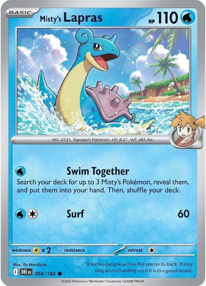 Misty's Lapras 050/182 Reverse Holo