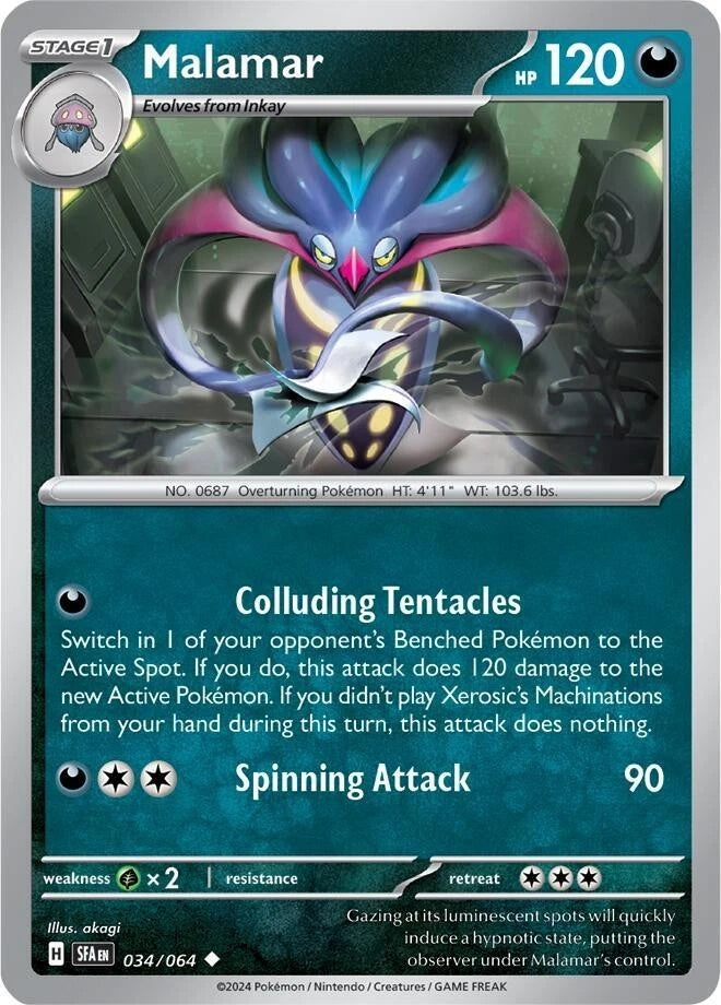 Malamar 034/064 Reverse Holo