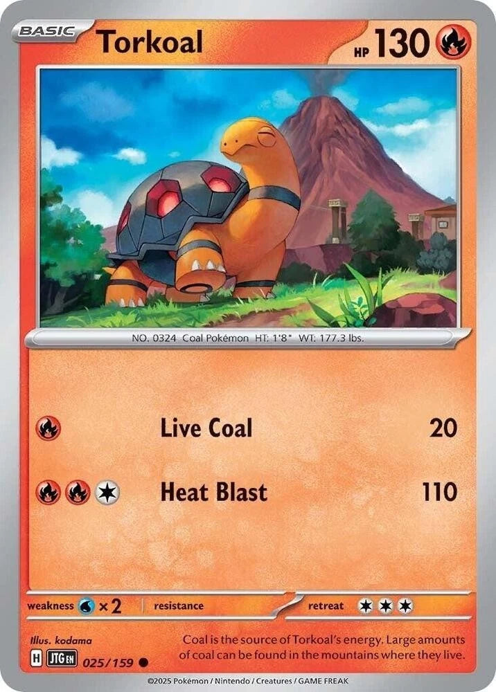 Torkoal 025/159 Reverse Holo