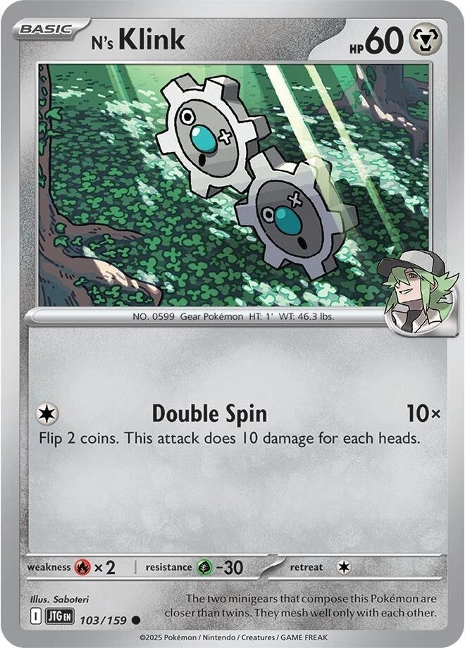 N's Klink 103/159 Reverse Holo