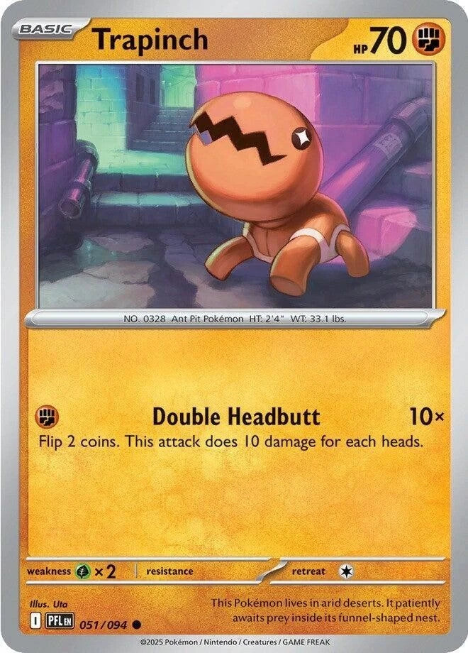 Trapinch 051/094 Reverse Holo
