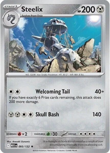 Steelix 093/132 Reverse Holo