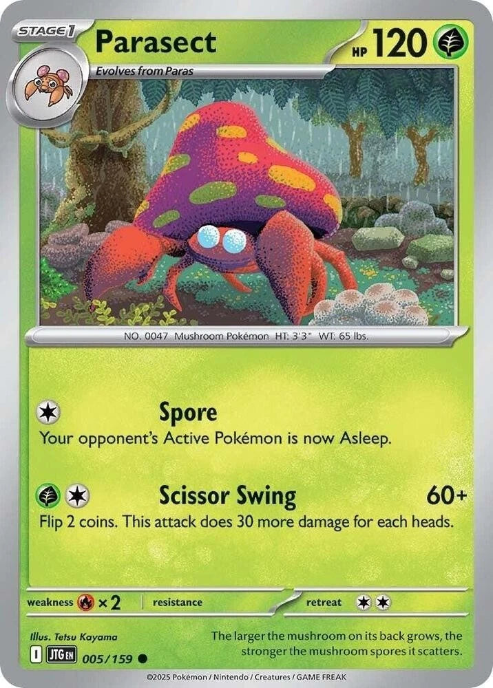 Parasect 005/159 Reverse Holo
