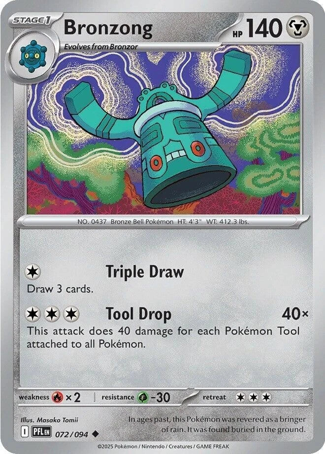 Bronzong 072/094 Reverse Holo