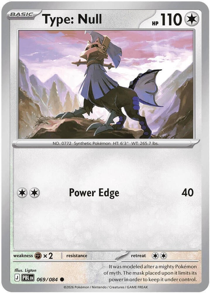 Type: Null 069/084 – Pitch Black