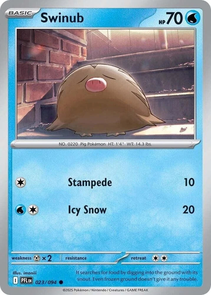 Swinub 023/094 Reverse Holo