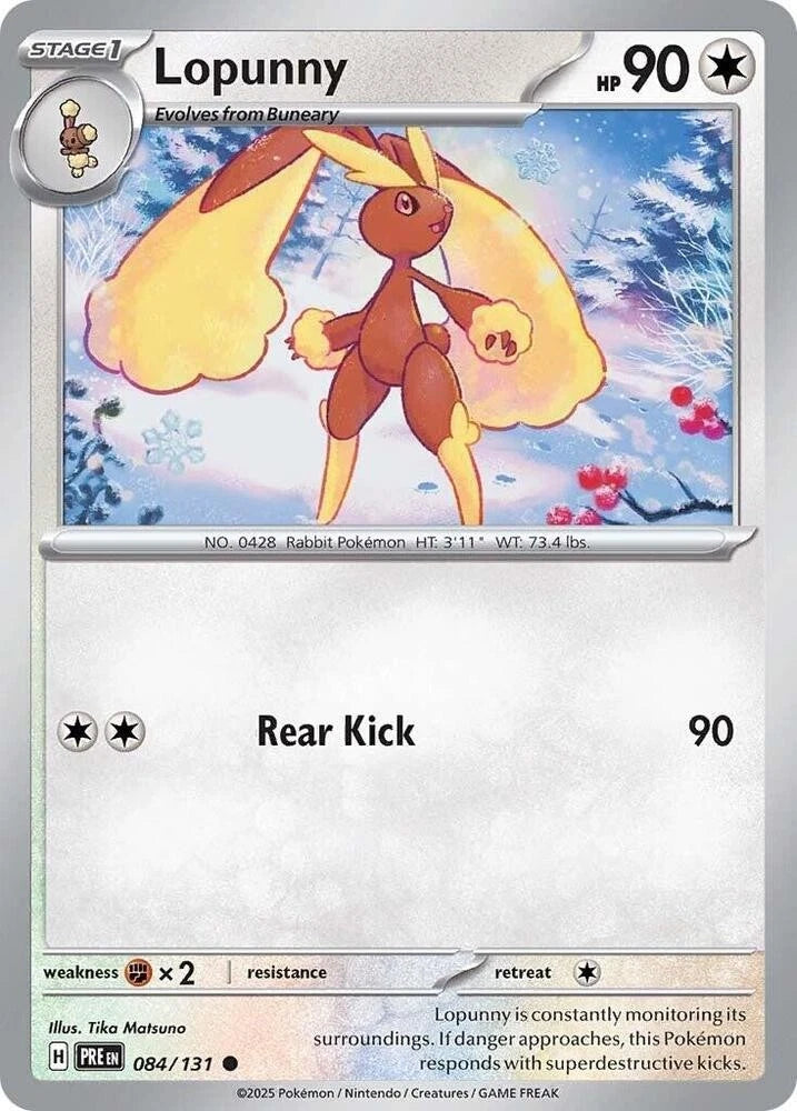 Lopunny 084/131 Reverse Holo
