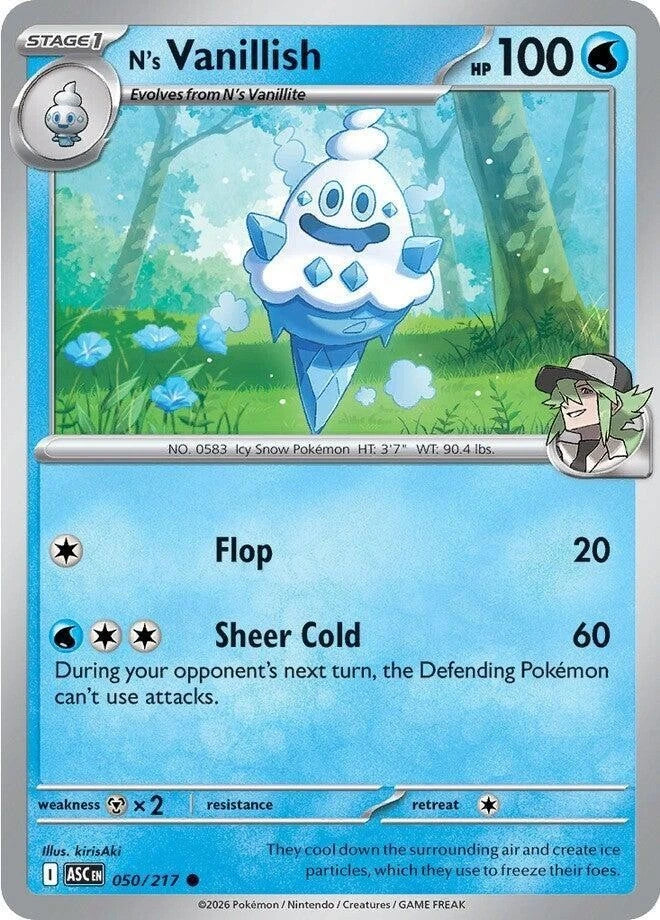 N's Vanillish 050/217 Reverse Holo