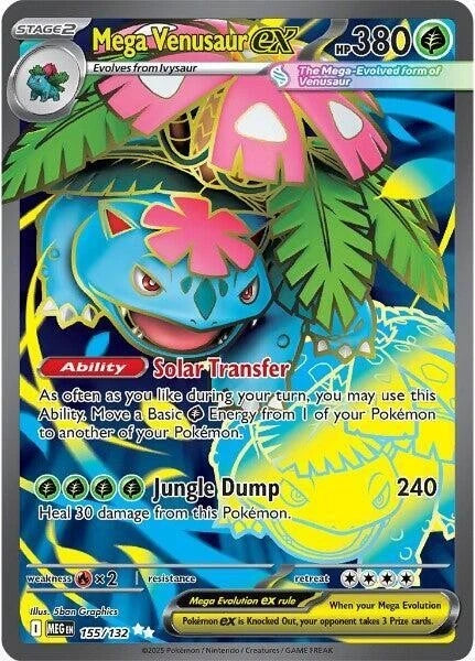 Mega Venusaur ex 155/132 Full Art