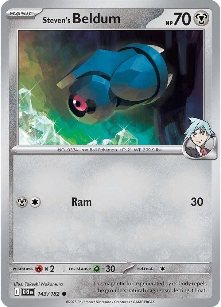 Steven's Beldum 143/182 Reverse Holo