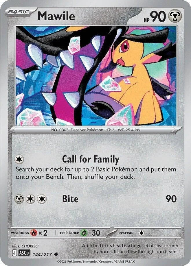 Mawile 144/217 Pokeball Pattern