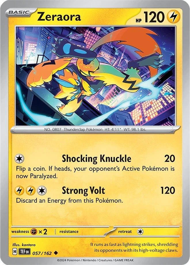 Zeraora 057/162 Reverse Holo