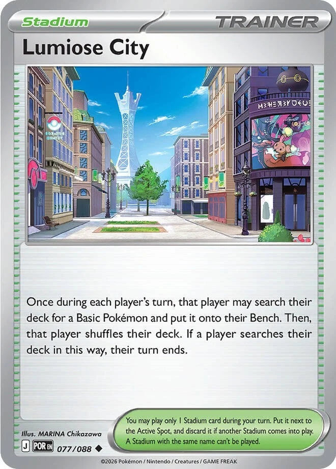 Lumiose City 077/088 Reverse Holo