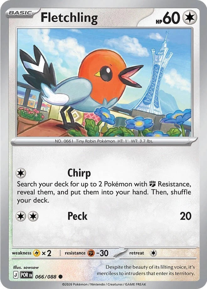Fletchling 066/088 Reverse Holo