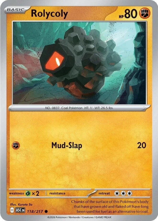 Rolycoly 118/217 Reverse Holo