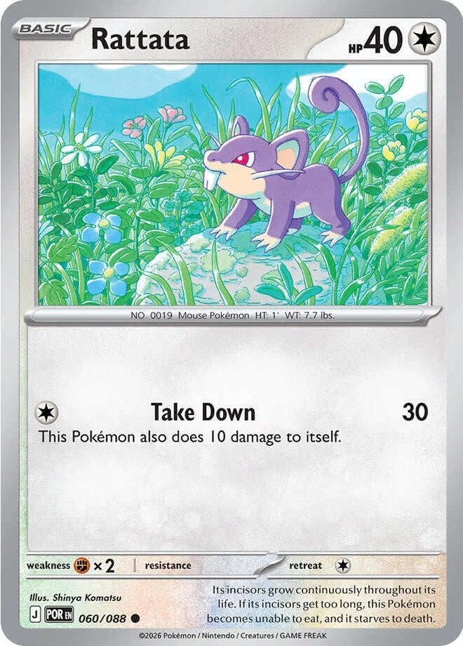 Rattata 060/088 Reverse Holo
