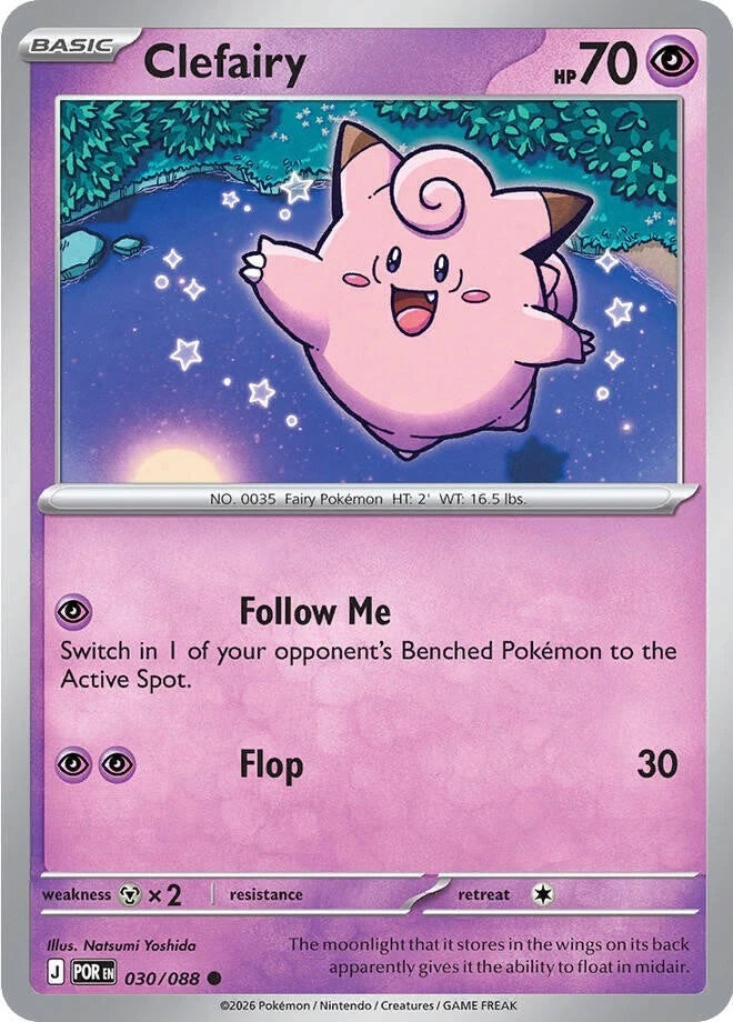 Clefairy 030/088 Reverse Holo
