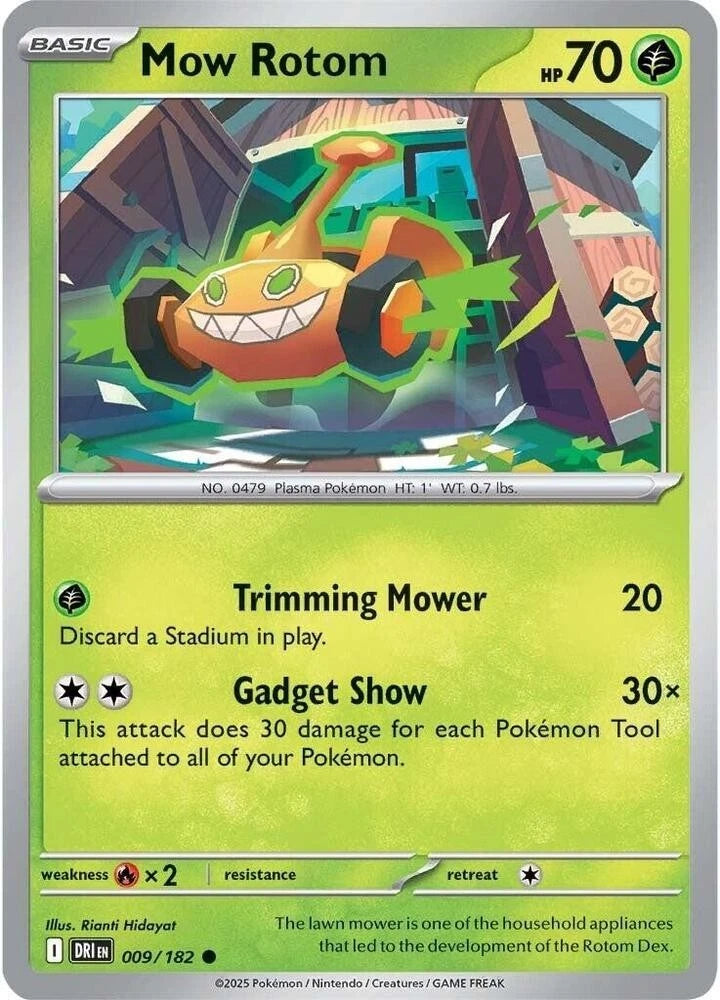 Mow Rotom 009/182 Reverse Holo