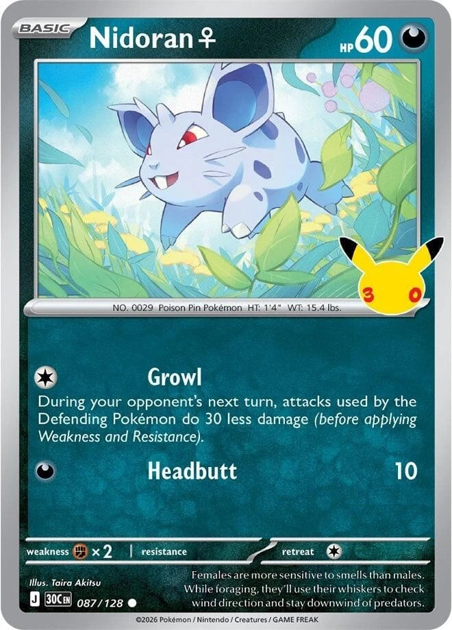Nidoran F 087/128