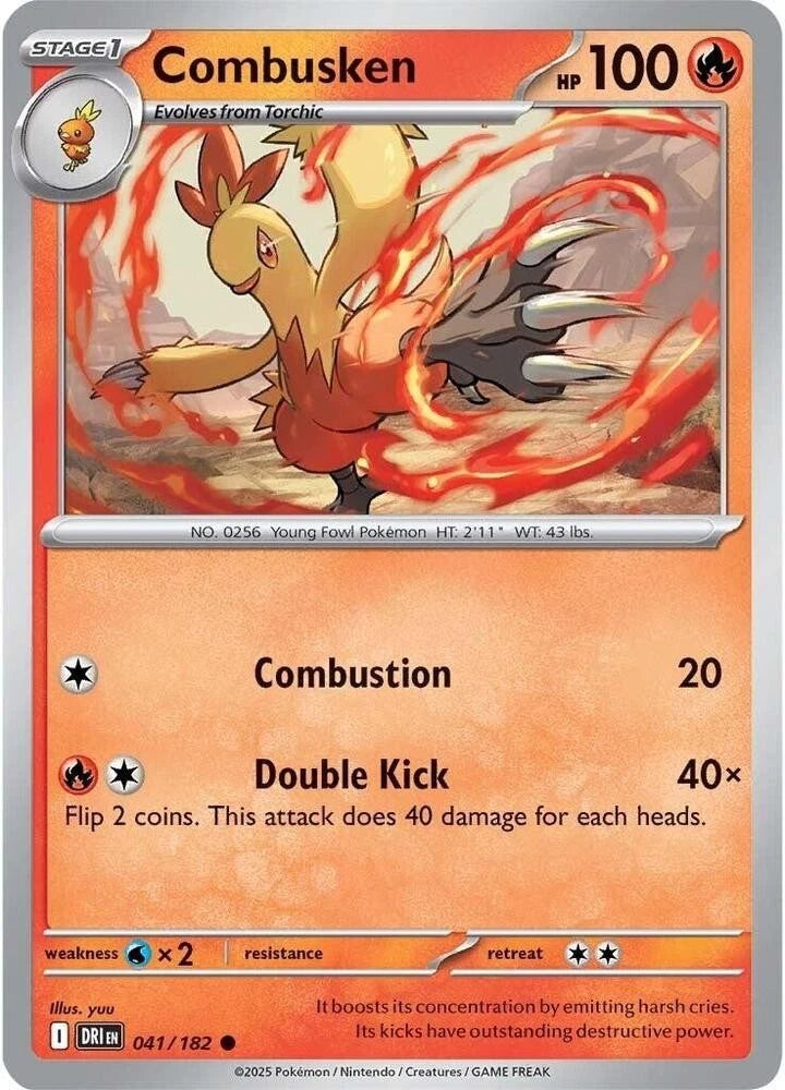 Combusken 041/182 Reverse Holo