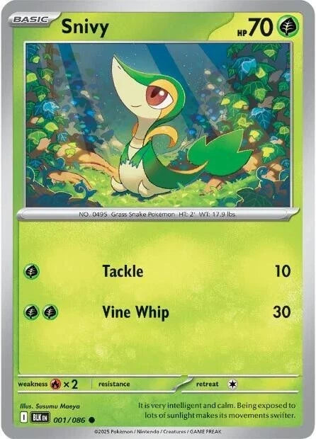 Snivy 001/086 Reverse Holo