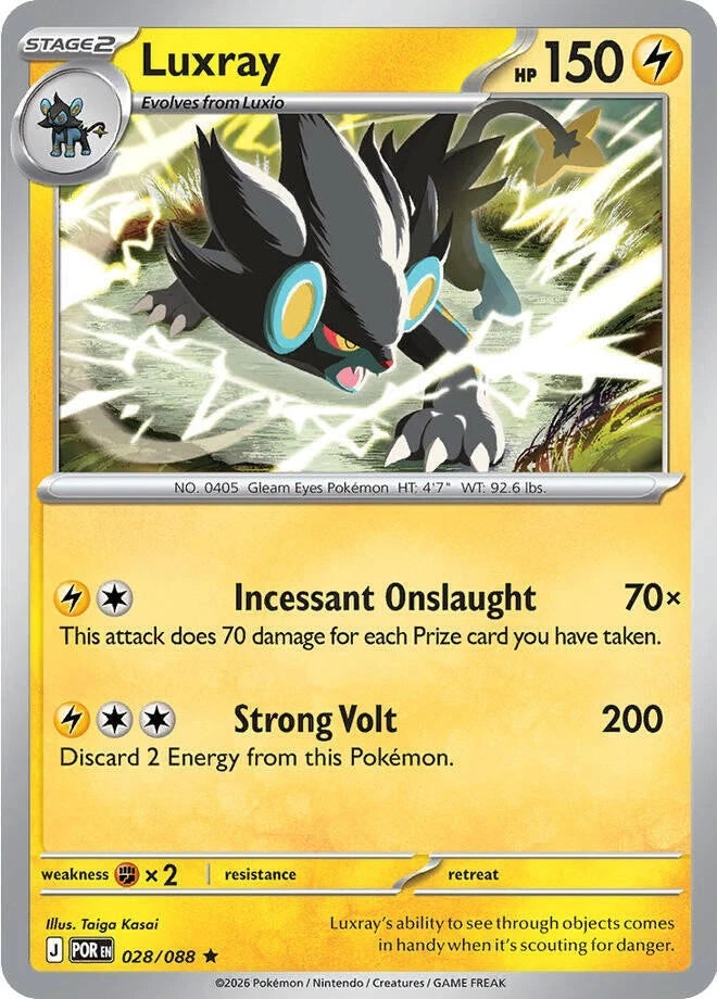 Luxray 028/088 Reverse Holo