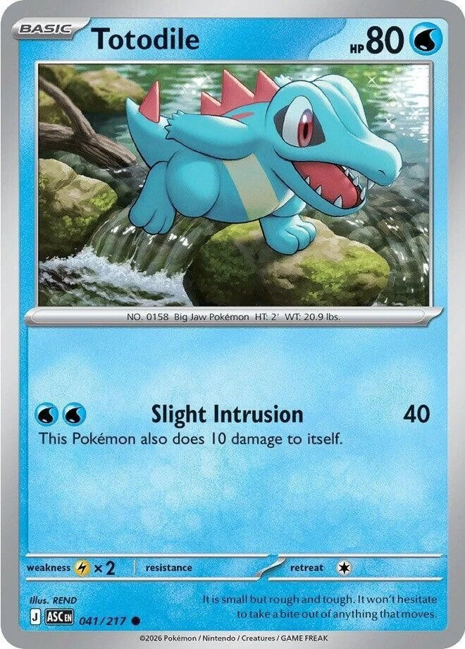 Totodile 041/217 Reverse Holo