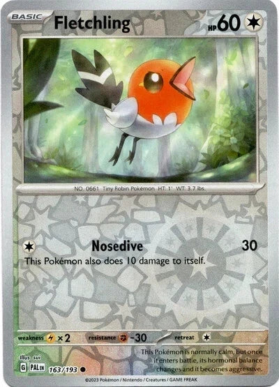 Fletchling 163/193 Reverse Holo