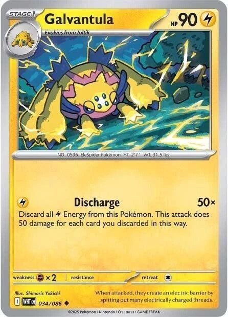 Galvantula 034/086 Reverse Holo