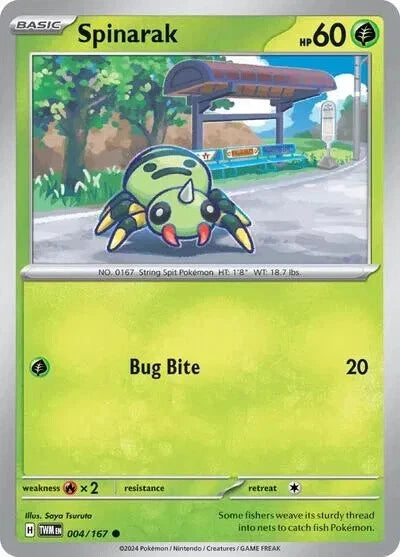 Spinarak 004/167 Reverse Holo