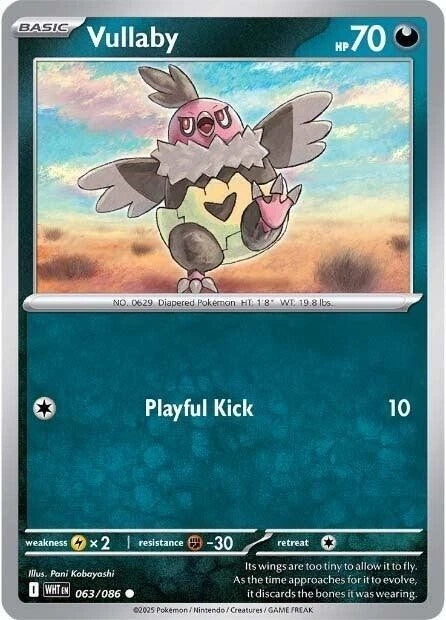 Vullaby 063/086 Reverse Holo