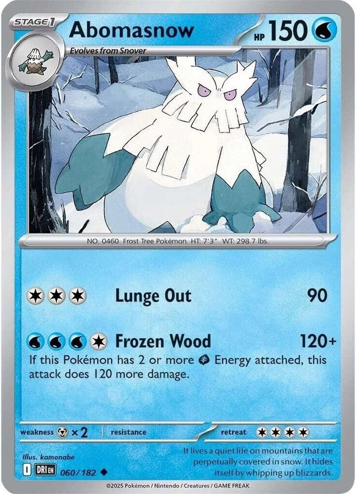 Abomasnow 060/182 Reverse Holo