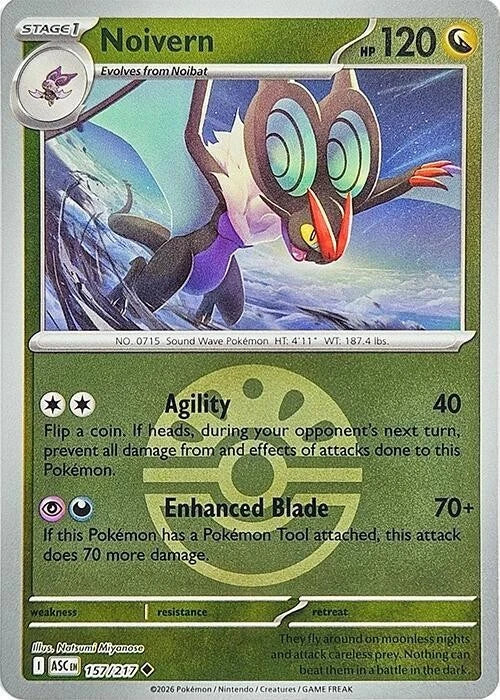 Noivern 157/217 Pokeball Pattern