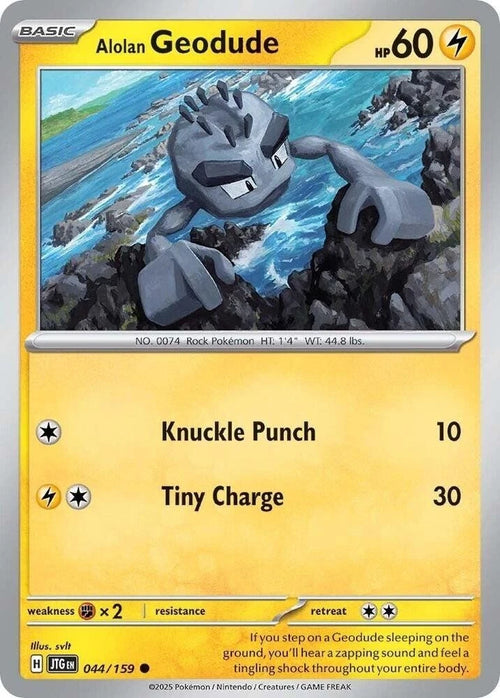Alolan Geodude 044/159 Reverse Holo