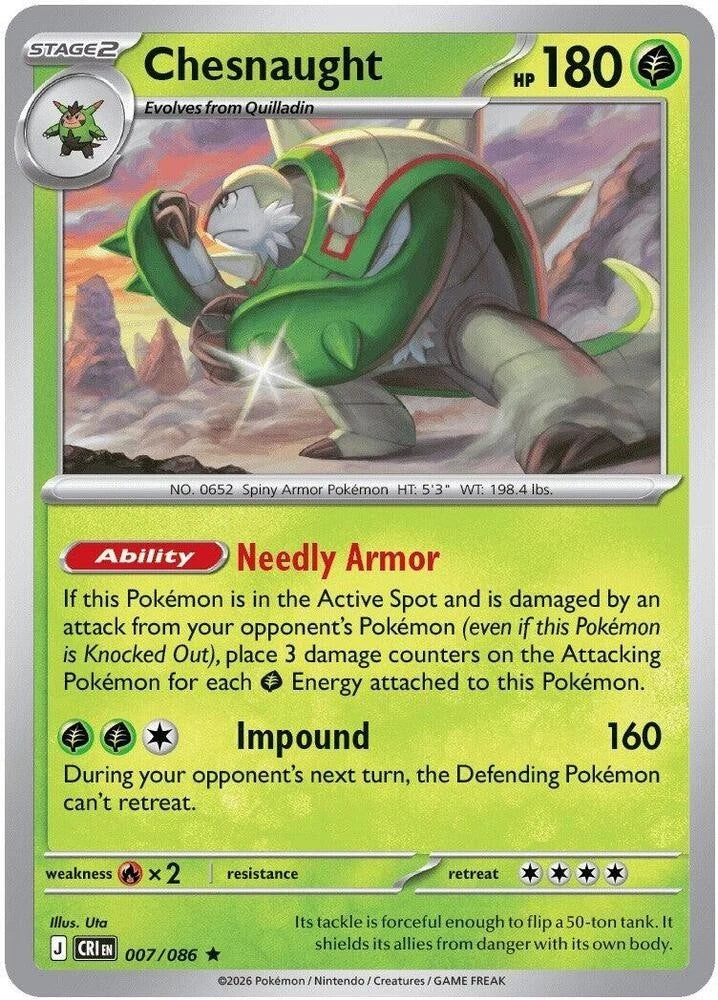 Chesnaught 007/086 – Chaos Rising