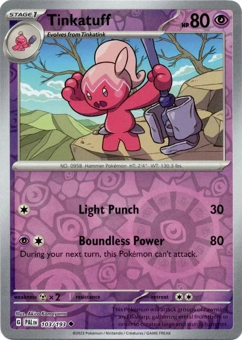 Tinkatuff 103/193 Reverse Holo