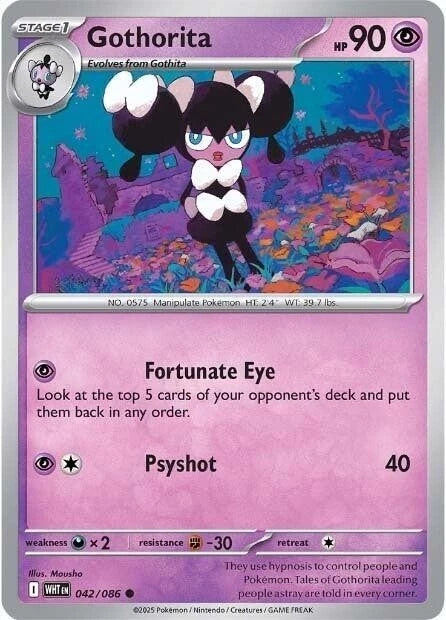 Gothorita 042/086 Reverse Holo