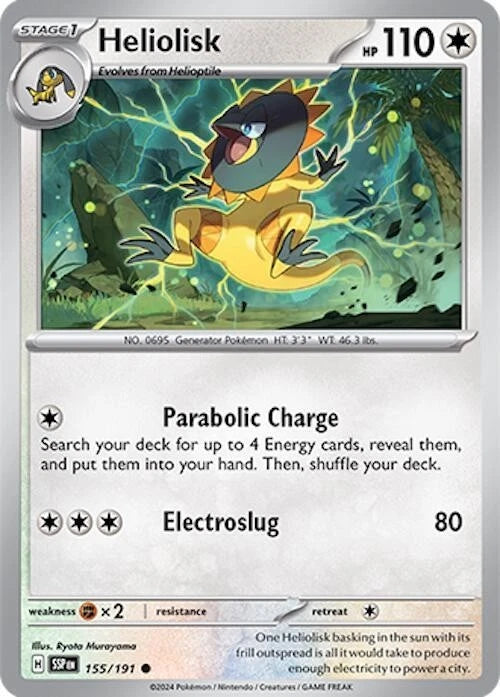 Heliolisk 155/191 Reverse Holo