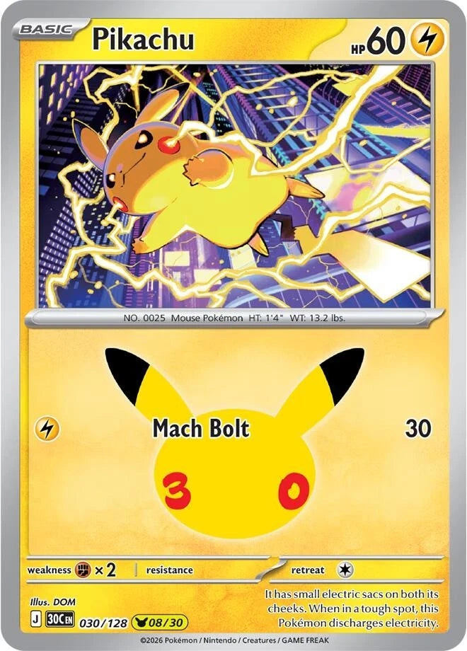 Pikachu 030/128