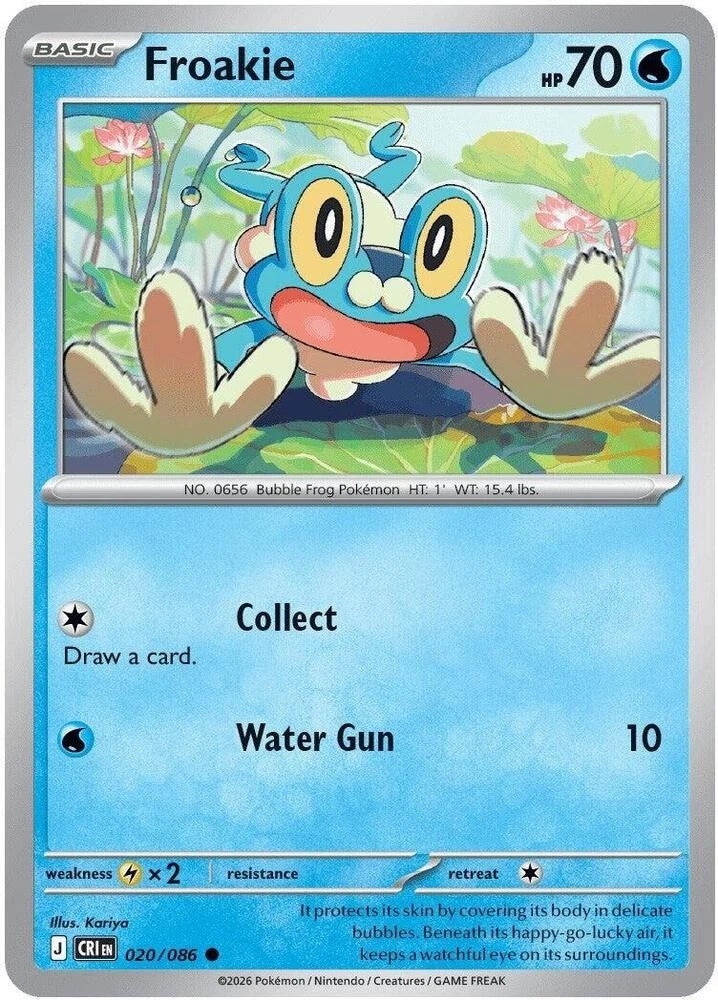Froakie 020/086 – Chaos Rising