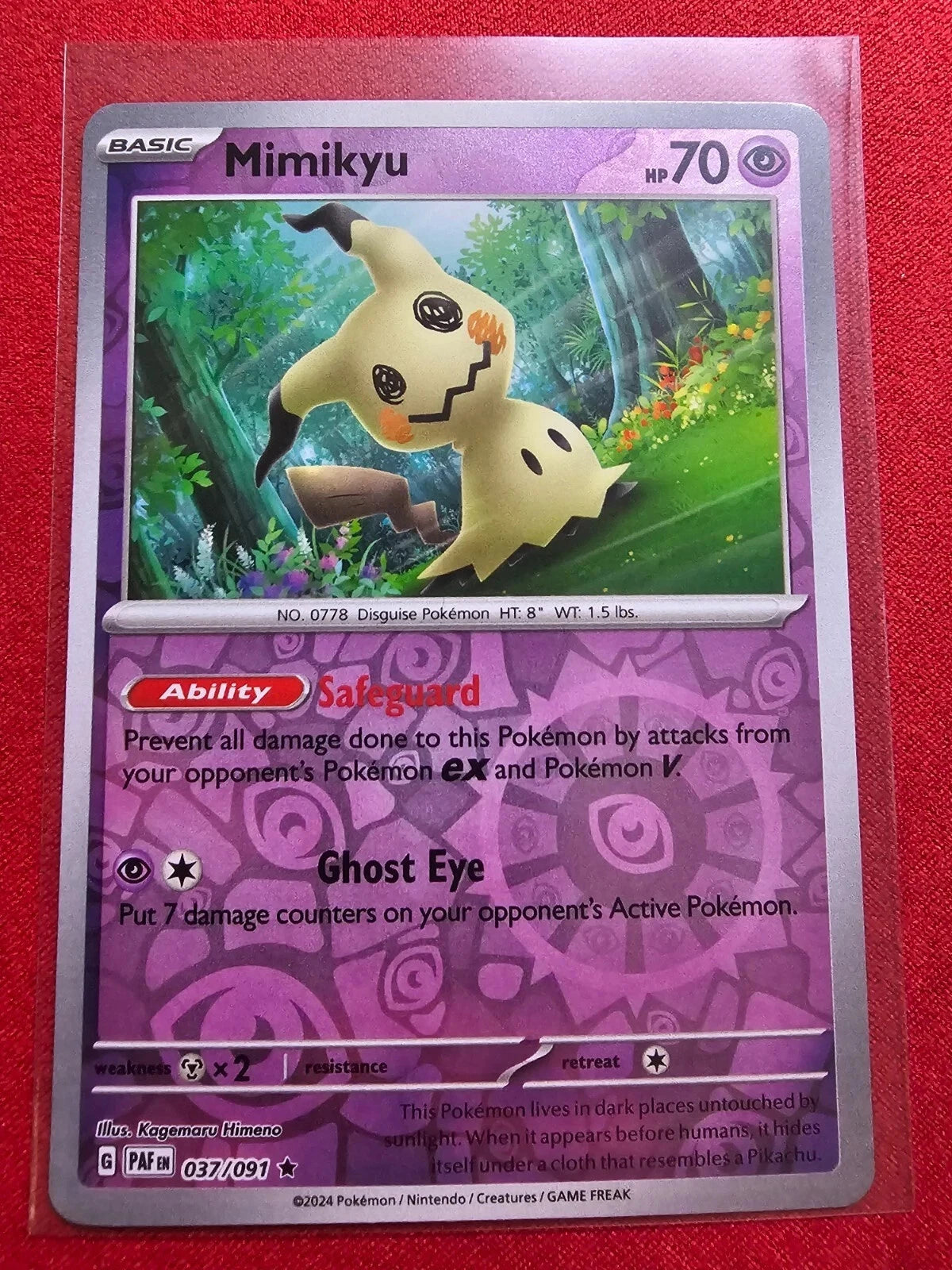 Mimikyu 037/091 Reverse Holo
