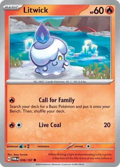 Litwick 036/167 Reverse Holo