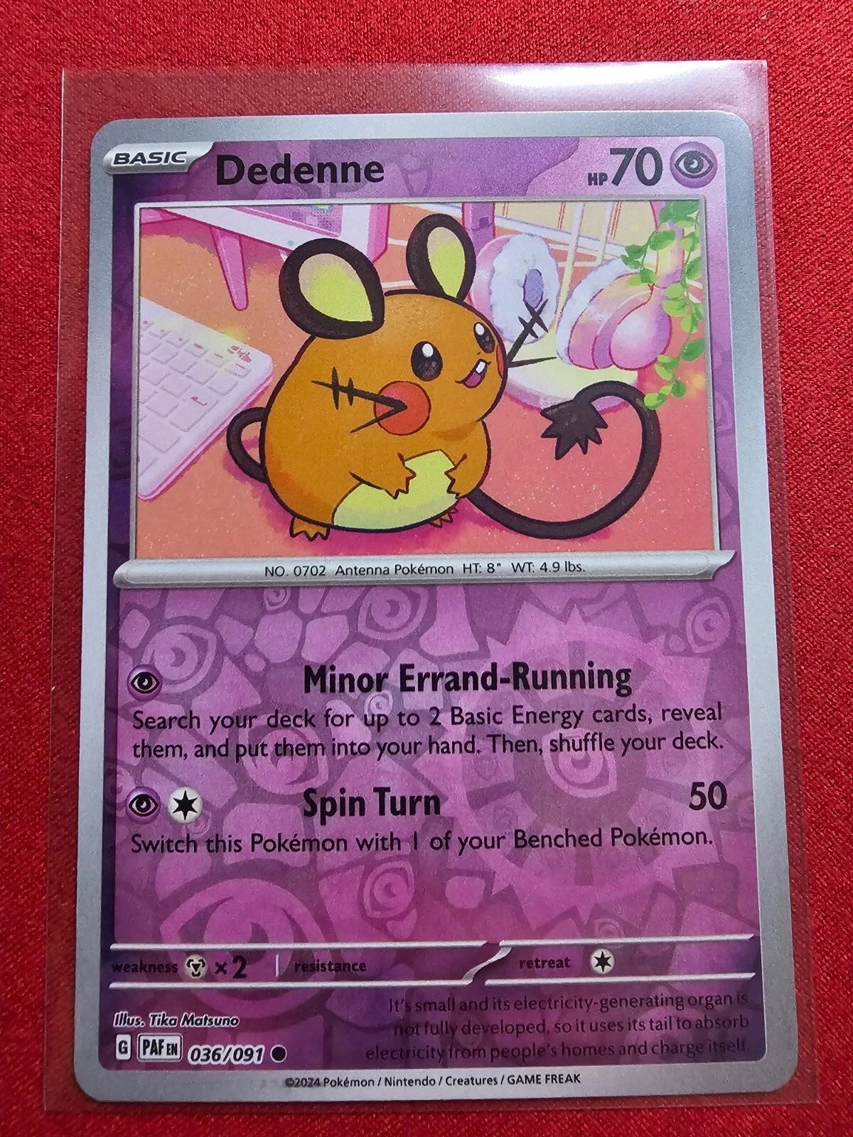 Dedenne 036/091 Reverse Holo
