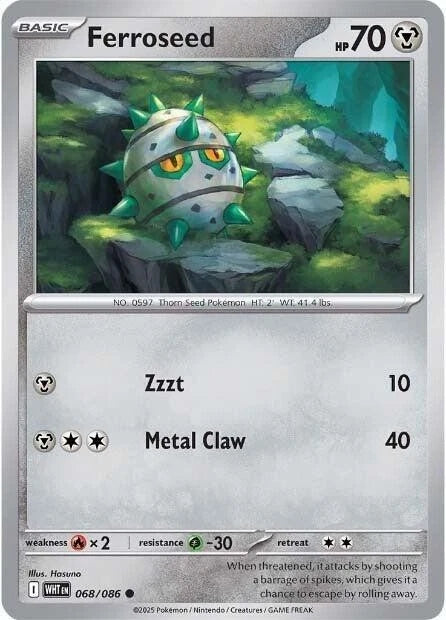 Ferroseed 068/086 Reverse Holo