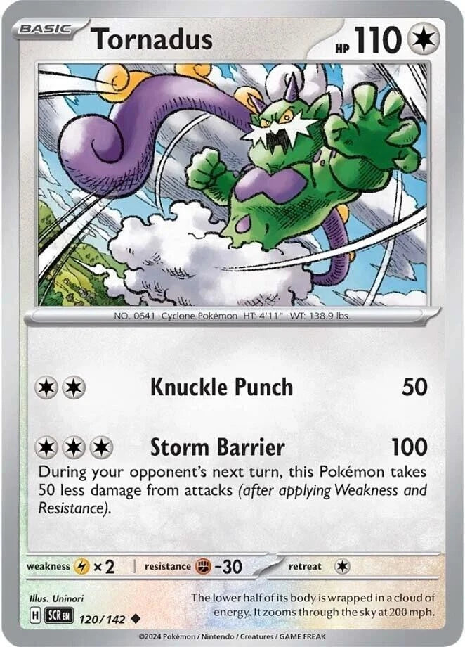 Tornadus 120/142 Reverse Holo