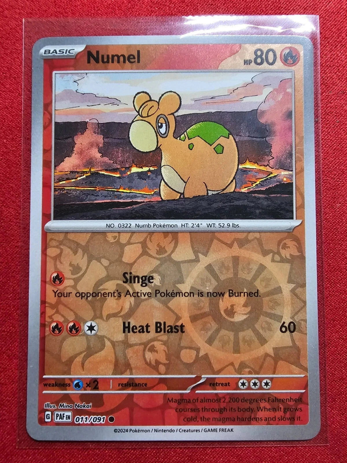 Numel 011/091 Reverse Holo